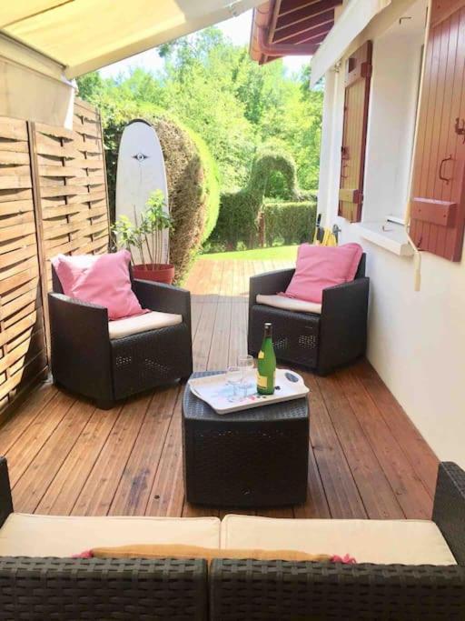 1Km Plage, Agreable Maison 6 Pers Classee 3* Hendaye Luaran gambar